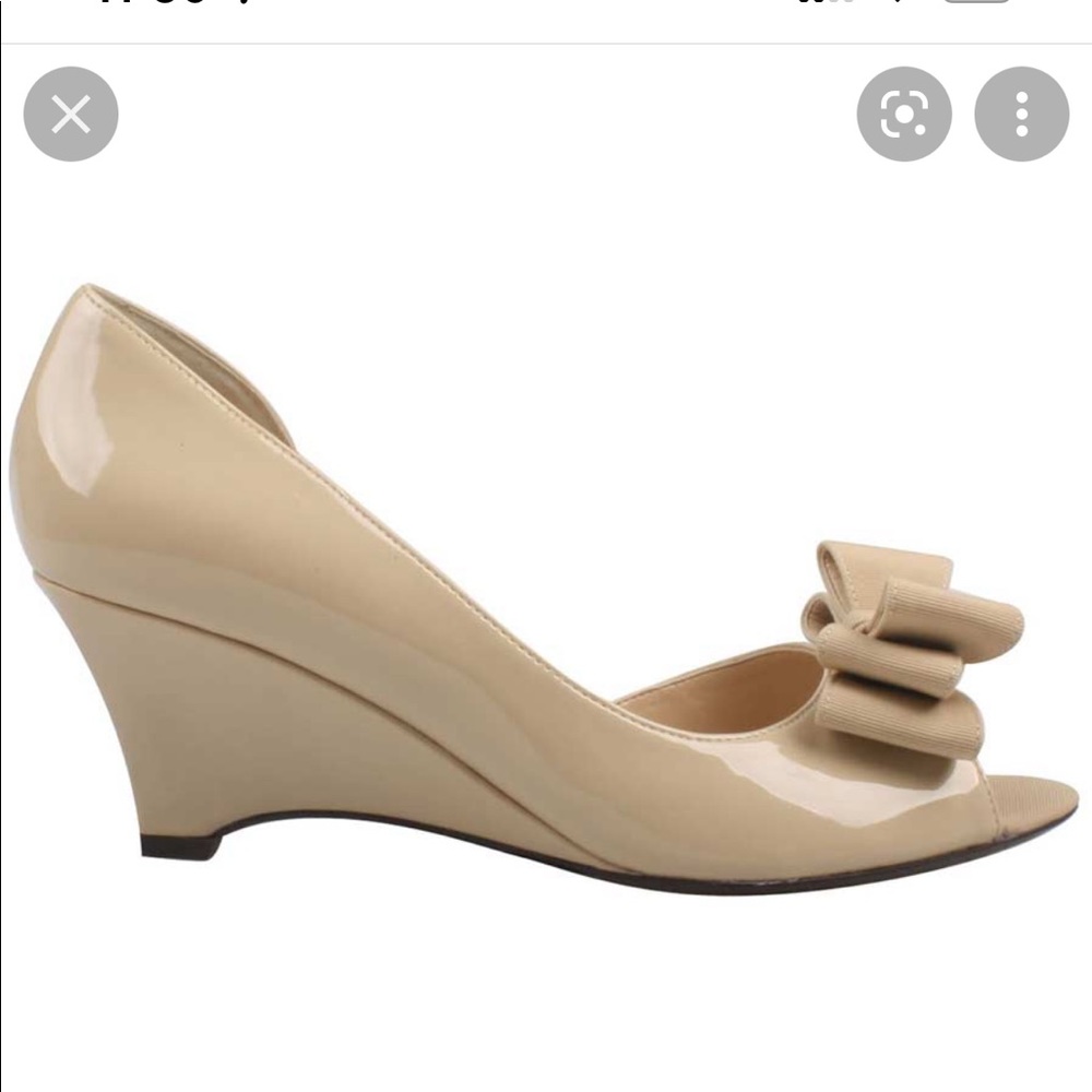 JRenee Chrissy Nude Wedge 7.5